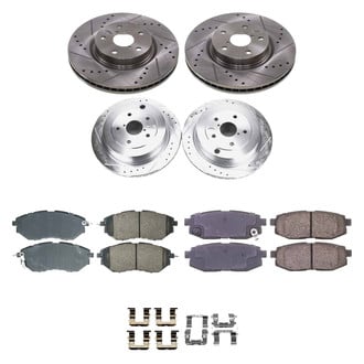 Callahan Brake Parts® - Drilled & Slotted Brake Kit