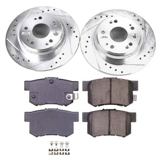 Callahan Brake Parts® - Drilled and Slotted Rear Brake Kit