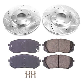 Callahan Brake Parts® - Drilled & Slotted Brake Kit