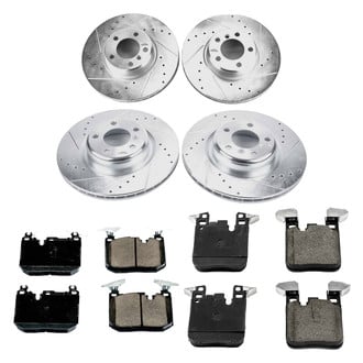 Callahan Brake Parts® - Drilled and Slotted Front and Rear Brake Kit