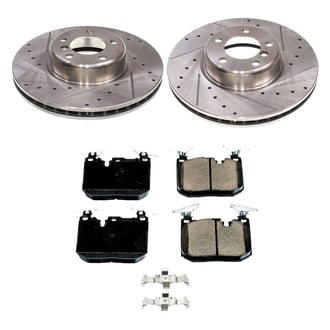 Callahan Brake Parts® - Drilled and Slotted Front Brake Kit