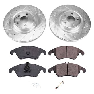 Callahan Brake Parts® - Drilled and Slotted Front Brake Kit