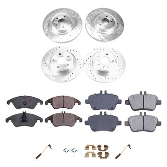 Callahan Brake Parts® - Drilled & Slotted Brake Kit