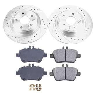 Callahan Brake Parts® - Drilled and Slotted Rear Brake Kit