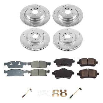 Callahan Brake Parts® - Drilled and Slotted Front and Rear Brake Kit