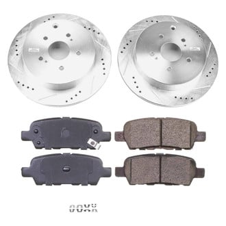 Callahan Brake Parts® - Drilled and Slotted Rear Brake Kit