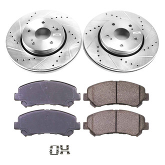 Callahan Brake Parts® - Drilled & Slotted Brake Kit
