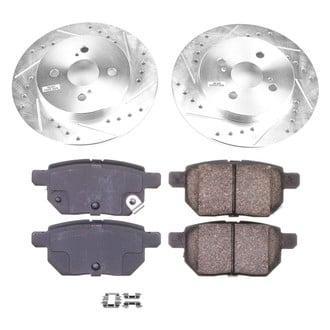 Callahan Brake Parts® - Drilled and Slotted Rear Brake Kit