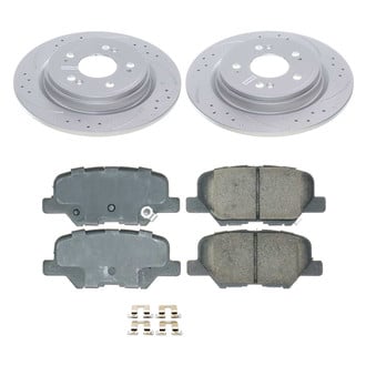 Callahan Brake Parts® - Drilled and Slotted Rear Brake Kit
