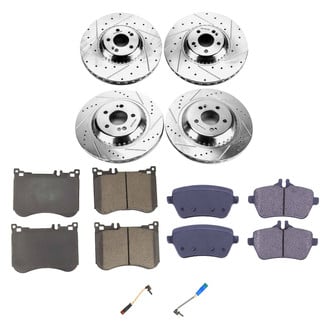 Callahan Brake Parts® - Drilled and Slotted Front and Rear Brake Kit
