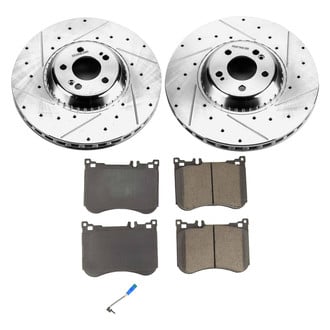 Callahan Brake Parts® - Drilled and Slotted Front Brake Kit