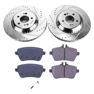 Callahan Brake Parts® - Drilled and Slotted Rear Brake Kit