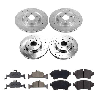 Callahan Brake Parts® - Drilled and Slotted Brake Kit