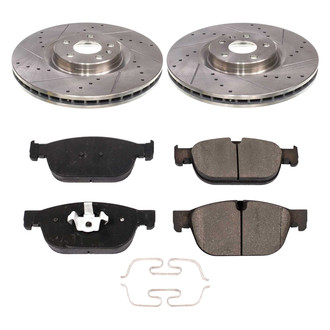 Callahan Brake Parts® - Drilled & Slotted Brake Kit