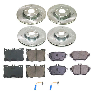 Callahan Brake Parts® - Drilled & Slotted Brake Kit