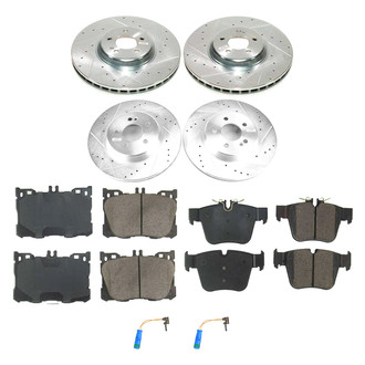 Callahan Brake Parts® - Drilled & Slotted Brake Kit