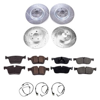 Callahan Brake Parts® - Drilled and Slotted Front and Rear Brake Kit