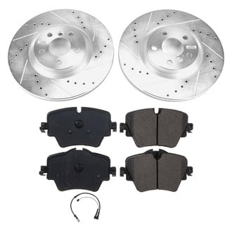 Callahan Brake Parts® - Drilled and Slotted Front Brake Kit