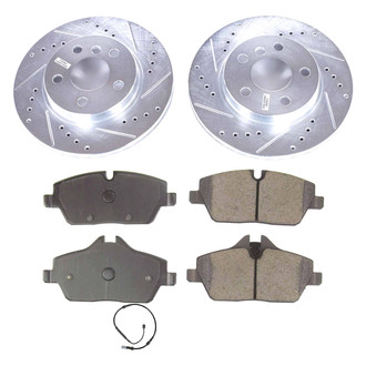 Callahan Brake Parts® - Drilled and Slotted Front Brake Kit