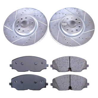 Callahan Brake Parts® - Drilled & Slotted Brake Kit