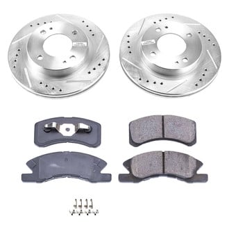 Callahan Brake Parts® - Drilled and Slotted Front Brake Kit