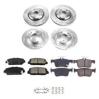 Callahan Brake Parts® - Drilled & Slotted Brake Kit