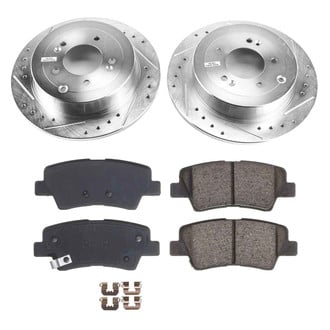 Callahan Brake Parts® - Drilled and Slotted Rear Brake Kit