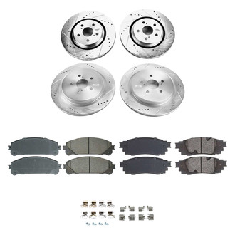 Callahan Brake Parts® - Drilled & Slotted Brake Kit
