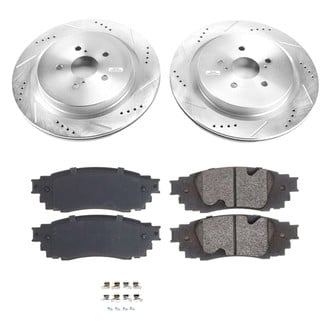 Callahan Brake Parts® - Drilled and Slotted Rear Brake Kit