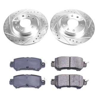 Callahan Brake Parts® - Drilled and Slotted Rear Brake Kit
