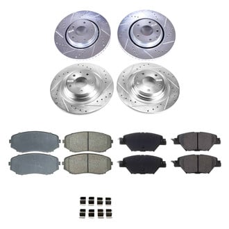 Callahan Brake Parts® - Drilled & Slotted Brake Kit
