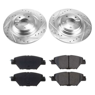 Callahan Brake Parts® - Drilled and Slotted Rear Brake Kit