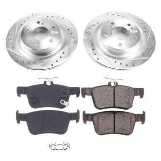 Callahan Brake Parts® - Drilled and Slotted Rear Brake Kit