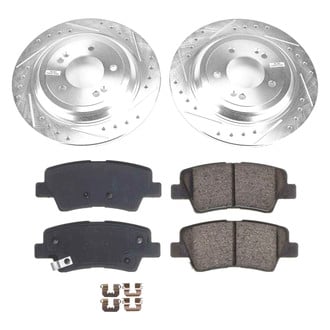 Callahan Brake Parts® - Drilled and Slotted Rear Brake Kit