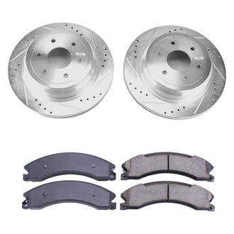 Callahan Brake Parts® - Drilled and Slotted Rear Brake Kit