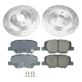 Callahan Brake Parts® - Drilled and Slotted Rear Brake Kit