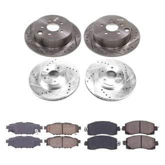 Callahan Brake Parts® - Drilled and Slotted Brake Kit