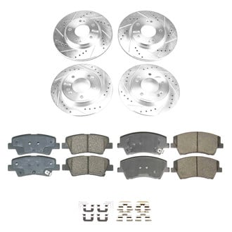 Callahan Brake Parts® - Drilled & Slotted Brake Kit