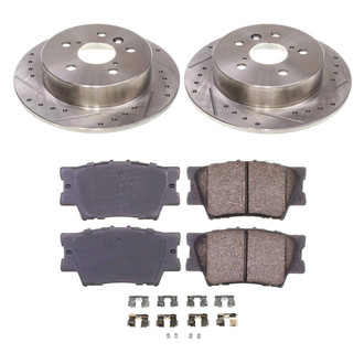 Callahan Brake Parts® - Drilled and Slotted Rear Brake Kit