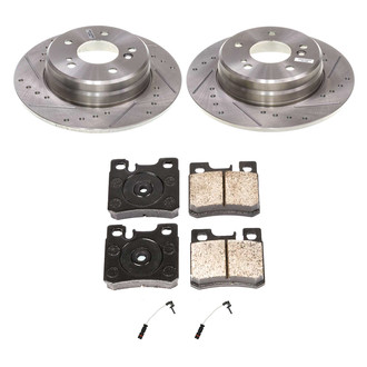 Callahan Brake Parts® - Drilled and Slotted Rear Brake Kit