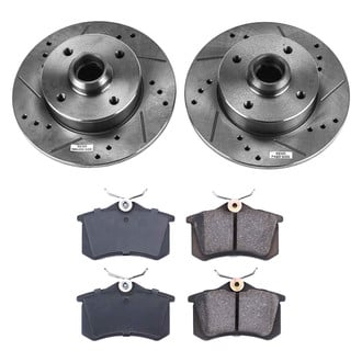 Callahan Brake Parts® - Drilled and Slotted Rear Brake Kit