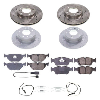 Callahan Brake Parts® - Drilled and Slotted Front and Rear Brake Kit