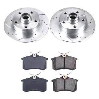 Callahan Brake Parts® - Drilled and Slotted Rear Brake Kit