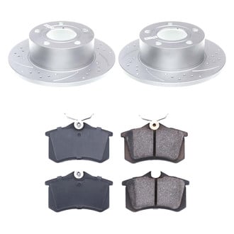 Callahan Brake Parts® - Drilled and Slotted Rear Brake Kit