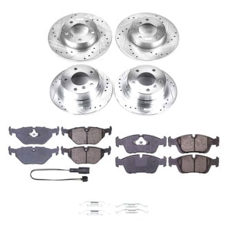 Callahan Brake Parts® - Drilled and Slotted Front and Rear Brake Kit
