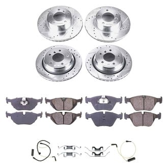 Callahan Brake Parts® - Drilled and Slotted Front and Rear Brake Kit