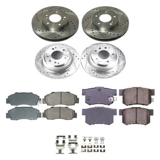 Callahan Brake Parts® - Drilled and Slotted Brake Kit