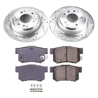 Callahan Brake Parts® - Drilled and Slotted Rear Brake Kit