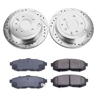 Callahan Brake Parts® - Drilled and Slotted Rear Brake Kit