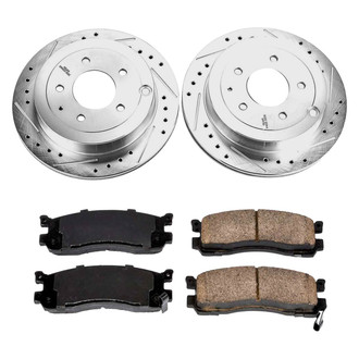 Callahan Brake Parts® - Drilled and Slotted Rear Brake Kit